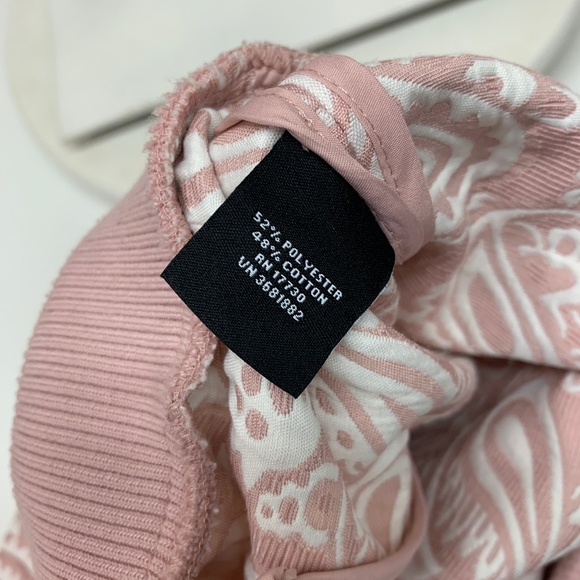 Victoria Beckham Pink Jacquard Brocade Jacket L - Picture 9 of 10